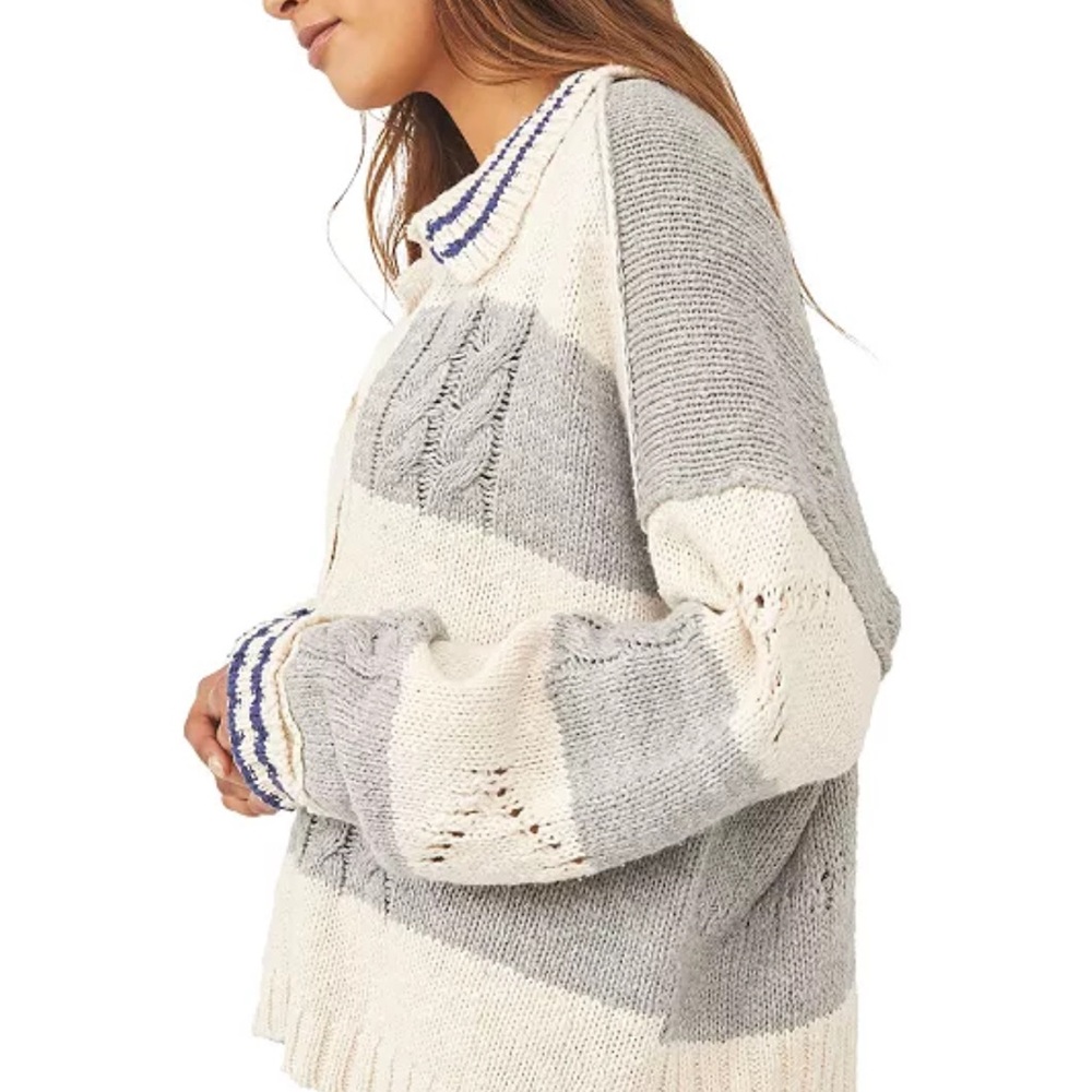 NWT Free People Pembrook sweater sz small - Picture 2 of 3